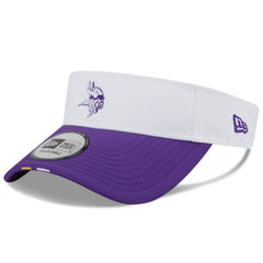 Minnesota Vikings New Era 2025 NFL Training Camp Adjustable Visor - White/Purple - NFL