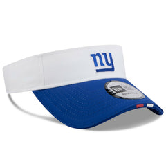 New York Giants New Era 2025 NFL Training Camp Adjustable Visor - White/Royal - NFL