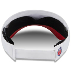 San Francisco 49ers New Era 2025 NFL Training Camp Adjustable Visor - White/Scarlet - NFL