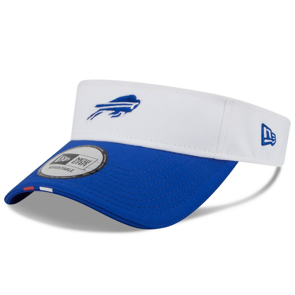Buffalo Bills New Era 2025 NFL Training Camp Adjustable Visor - White/Royal - NFL