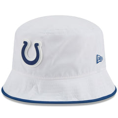 Indianapolis Colts New Era 2025 NFL Training Camp Stretch Bucket Hat - White - NFL