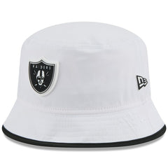 Las Vegas Raiders New Era 2025 NFL Training Camp Stretch Bucket Hat - White - NFL