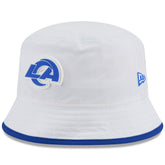 Los Angeles Rams New Era 2025 NFL Training Camp Stretch Bucket Hat - White - NFL
