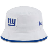 New York Giants New Era 2025 NFL Training Camp Stretch Bucket Hat - White - NFL