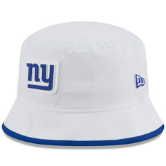 New York Giants New Era 2025 NFL Training Camp Stretch Bucket Hat - White - NFL