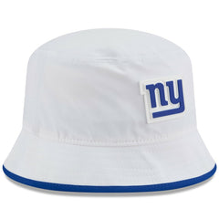 New York Giants New Era 2025 NFL Training Camp Stretch Bucket Hat - White - NFL