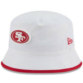 San Francisco 49ers New Era 2025 NFL Training Camp Stretch Bucket Hat - White - NFL