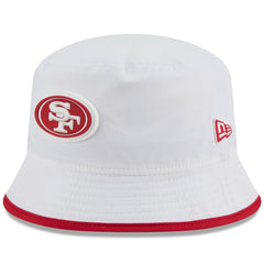 San Francisco 49ers New Era 2025 NFL Training Camp Stretch Bucket Hat - White - NFL