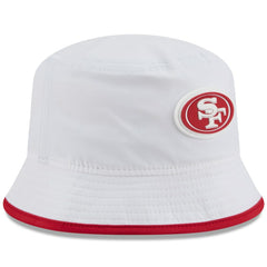 San Francisco 49ers New Era 2025 NFL Training Camp Stretch Bucket Hat - White - NFL