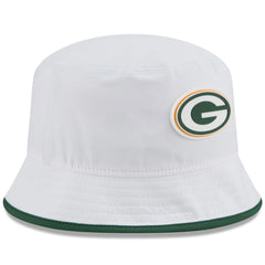 Green Bay Packers New Era 2025 NFL Training Camp Stretch Bucket Hat - White - NFL