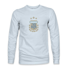 Argentina National Team 1863FC Color Badge Long Sleeve T-Shirt Light Blue