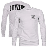 Manchester City 1863FC Back Team Arch Long Sleeve T-Shirt Gray
