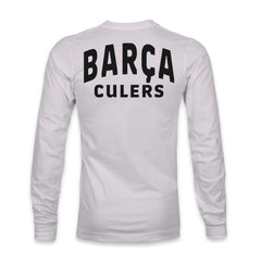 Barcelona 1863FC Back Team Arch Long Sleeve T-Shirt Gray