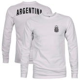 Argentina National Team 1863FC Back Team Arch Long Sleeve T-Shirt Gray