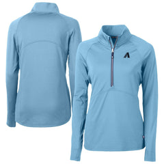 Arizona Diamondbacks Cutter & Buck Women's Raglan Adapt Eco Knit Stretch Recycled Half-Zip Top Outlet