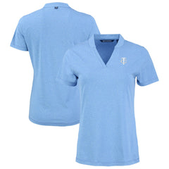 Minnesota Twins Cutter & Buck Forge Heathered Stretch Blade Top Sale