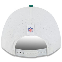 New York Jets New Era Youth 2025 NFL Training Camp A-Frame 9FORTY Adjustable Hat - White/Green - NFL