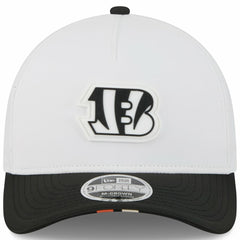 Cincinnati Bengals New Era Preschool 2025 NFL Training Camp A-Frame 9FORTY Adjustable Hat - White/Black - NFL