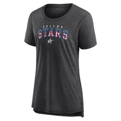Dallas Stars Women's Proud Tri-Blend T-Shirt - Gray | NHL near me