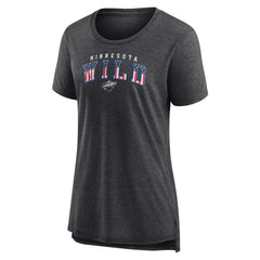 Minnesota Wild Women's Proud Tri-Blend T-Shirt - Gray | NHL discount