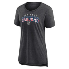 New York Rangers Women's Proud Tri-Blend T-Shirt - Gray | NHL near me