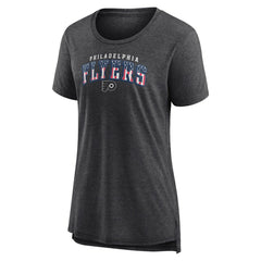 Philadelphia Flyers Women's Proud Tri-Blend T-Shirt - Gray | NHL online