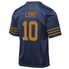 Jordan Love Green Bay Packers Youth The 1923 Classic Game Jersey - Navy - Nike