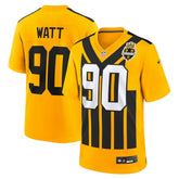 T.J. Watt Pittsburgh Steelers Youth Alternate 1933 Throwback Game Jersey - Gold - Nike