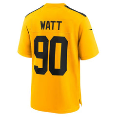 T.J. Watt Pittsburgh Steelers Youth Alternate 1933 Throwback Game Jersey - Gold - Nike