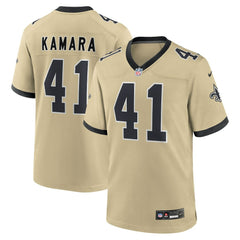 Alvin Kamara New Orleans Saints Youth Gameday Golds Alternate Game Player Jersey - Gold - Nike