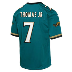 Brian Thomas Jr. Jacksonville Jaguars Youth Alternate 2 Prowler Throwback Game Jersey - Teal - Nike