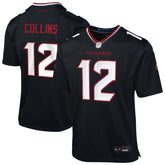Nico Collins Houston Texans Youth Team Game Jersey - Navy - Nike