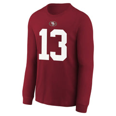 Brock Purdy San Francisco 49ers Youth Player Name & Number Long Sleeve T-Shirt - Scarlet - Nike