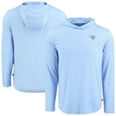 Jacksonville Jaguars Men's Cutter & Buck Coastline Epic Comfort Eco Recycled Men's Hooded Shirt - Powder Blue - NFL