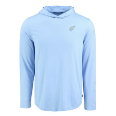 Arizona Cardinals Men's Cutter & Buck Coastline Epic Comfort Eco Recycled Men's Hooded Shirt - Powder Blue - NFL