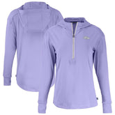 Baltimore Ravens Cutter & Buck Women's Daybreak Eco Recycled Half-Zip Hoodie - Purple - NFL