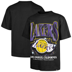 47 brand Los Angeles Lakers '47 Past Champs Collection Flashbulb Foundation T-Shirt Black