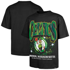 47 brand Boston Celtics '47 Past Champs Collection Flashbulb Foundation T-Shirt Black