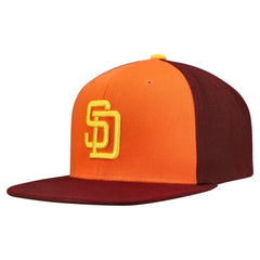 San Diego Padres Mitchell & Ness Cooperstown Collection Basic Flip Snapback Hat Online
