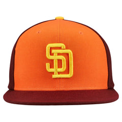 San Diego Padres Mitchell & Ness Cooperstown Collection Basic Flip Snapback Hat Online