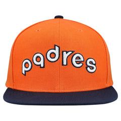San Diego Padres Mitchell & Ness Cooperstown Collection Basic Flip Snapback Hat Discount