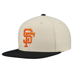 San Francisco Giants Mitchell & Ness Cooperstown Collection Basic Flip Snapback Hat Sale