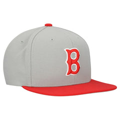 Boston Red Sox Mitchell & Ness Cooperstown Collection Basic Flip Snapback Hat Outlet