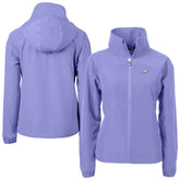 Philadelphia Eagles Cutter & Buck Women's Charter Eco Recycled Full-Zip Jacket - Purple - NFL