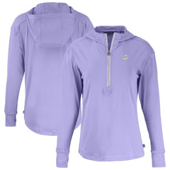Minnesota Vikings Cutter & Buck Women's Daybreak Eco Recycled Half-Zip Hoodie - Purple - NFL