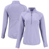 Indianapolis Colts Cutter & Buck Women's Peshastin Eco Fleece Recycled Half-Zip Top - Purple - NFL