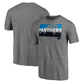 Carolina Panthers Square Off Tri-Blend T-Shirt - Heather Gray - NFL