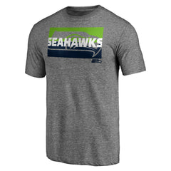 Seattle Seahawks Square Off Tri-Blend T-Shirt - Heather Gray - NFL