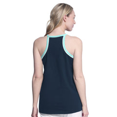 Seattle Kraken G-III 4Her by Carl Banks Women's Curveball Racerback Scoop Neck Slub Tank Top - Navy | NHL on sale