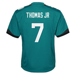 Brian Thomas Jr. Jacksonville Jaguars Youth Team Game Jersey - Teal - Nike